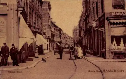 Ak Maastricht Limburg Niederlande, Groote Straat