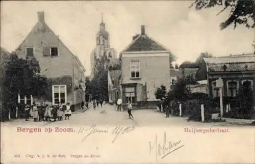 Ak Bergen op Zoom Nordbrabant Niederlande, Huijbergschestraat