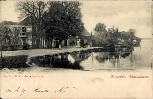 Ak Schoonhoven Südholland Niederlande, Botersloot