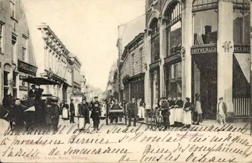 Ak Tilburg Nordbrabant Niederlande, Heuvelstraat