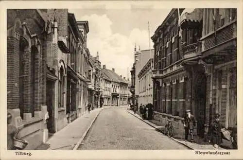 Ak Tilburg Nordbrabant Niederlande, Nieuwlandstraat