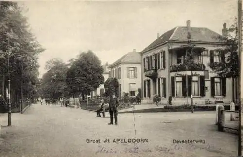 Ak Apeldoorn Gelderland, Deventerweg
