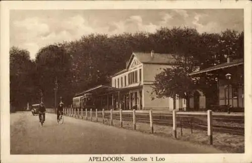 Ak Apeldoorn Gelderland, Bahnhof Het Loo