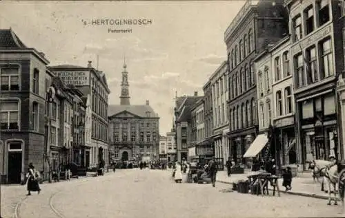 Ak's Hertogenbosch Nordbrabant Niederlande, Pensmarkt