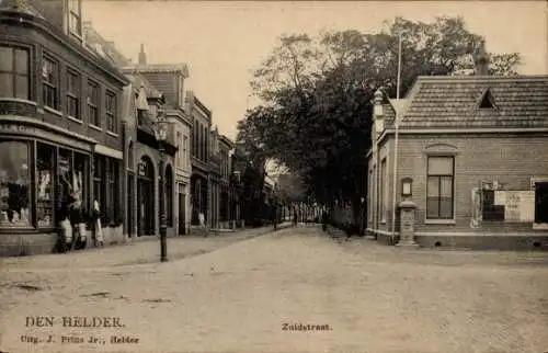 Ak Den Helder Nordholland Niederlande, Zuidstraat