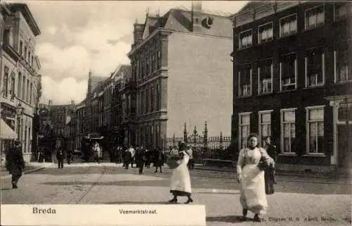 Ak Breda Nordbrabant Niederlande, Veemarktstraat