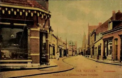 Ak Terneuzen Zeeland Niederlande, Noordstraat