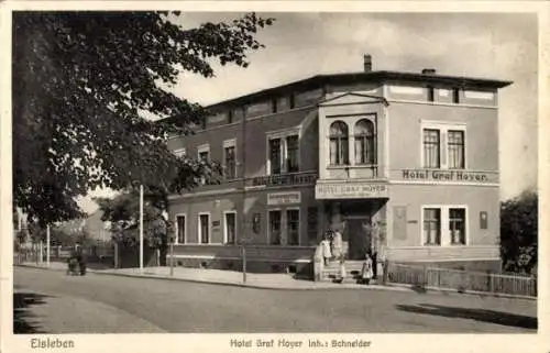 Ak Lutherstadt Eisleben, Hotel Graf Hoyer