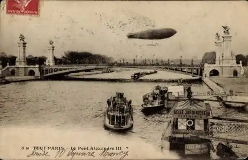 Ak Paris VIIIe Élysée, Pont Alexandre III