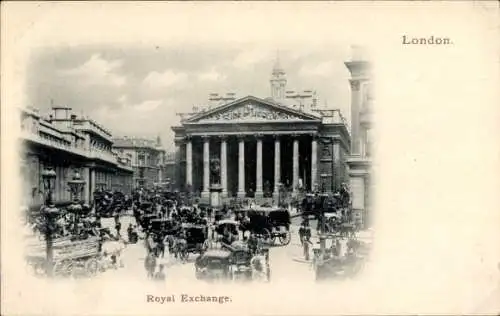 Ak London City England, Royal Exchange