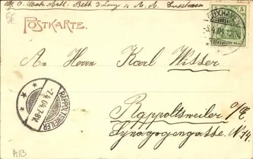 Ak Deutsches Kriegsschiff SMS Zaehringen