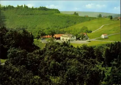 Ak Poppenhausen an der Wasserkuppe Rhön, Gasthaus Grabenhöfchen