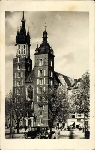 Ak Kraków Krakau Polen, Marienkirche