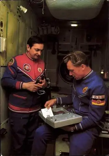 Ak Gemeinsamer Kosmosflug UdSSR DDR, Kosmonaut Waleri Bykowski, Sigmund Jähn