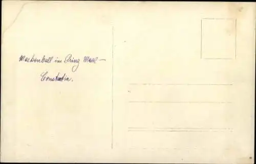 Foto Ak Maskenball in Prinz ?, Constantia