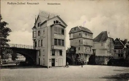 Ak Bad Kreuznach in Rheinland Pfalz, Brückenhäuser