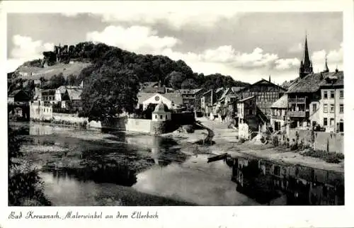 Ak Bad Kreuznach an der Nahe, Malerwinkel, Ellerbach, Teilansicht