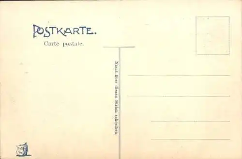 Ak Darmstadt in Hessen, Rheinstraße, Hauptpost, Kutsche