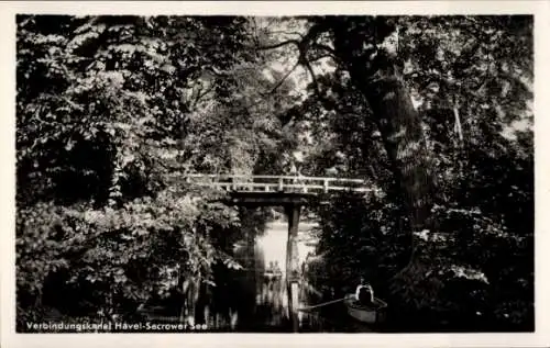 Ak Sacrow Potsdam, Verbindungskanal Havel Sacrower See