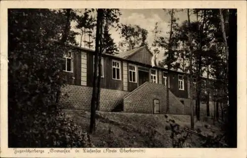 Ak Tiefensee Werneuchen, Jugendherberge Gamensee