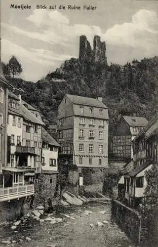 Ak Monschau Montjoie in der Eifel, Ruine Haller