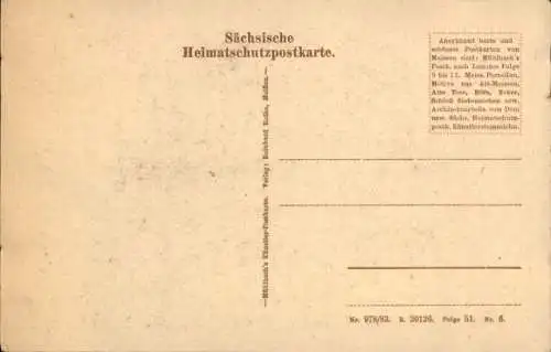 Ak Meißen an der Elbe, Dom, Westtürme