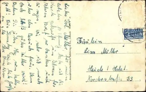 Ak Westerland auf Sylt, Fliegeraufnahme