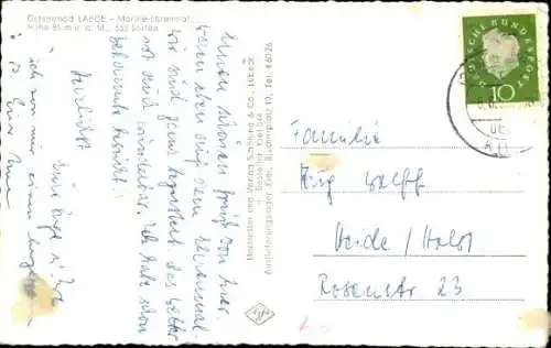 Ak Laboe, Marine Ehrenmal, Strand