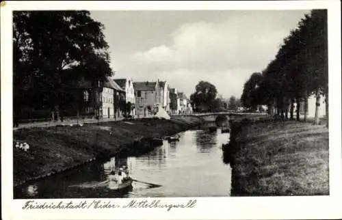 Ak Friedrichstadt an der Eider Nordfriesland, Mittelburgwall
