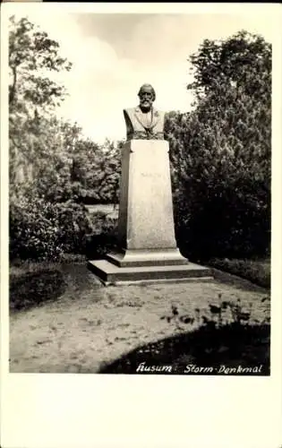Ak Husum in Nordfriesland, Storm-Denkmal