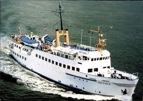 Ak Passagierschiff Dolfijn II, Rederij Kamstra, Eemshaven