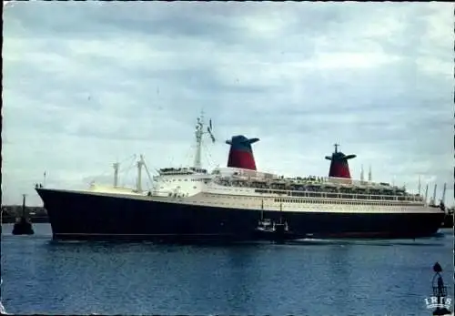 Ak Dampfer France, CGT French Line, Passagierschiff