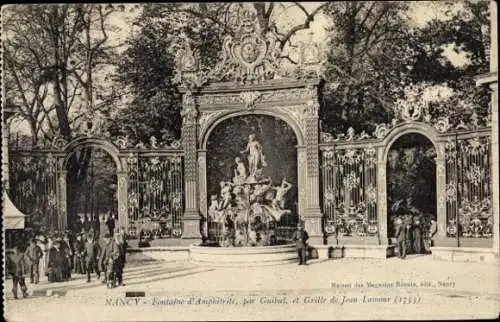 Ak Nancy Meurthe et Moselle, Fontaine d'Amphitrite