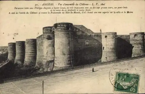 Ak Angers Maine et Loire, Festung