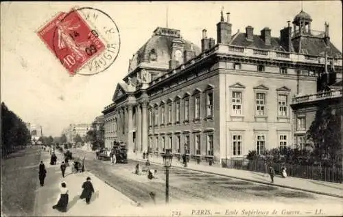 Ak Paris I Louvre, Ecole Superieure de Guerre