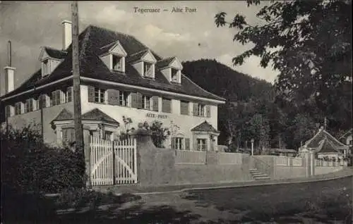 Ak Tegernsee in Oberbayern, Alte Post