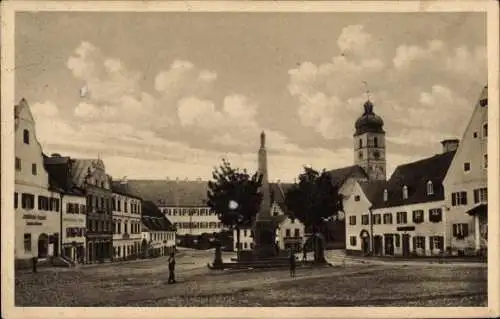 Ak Ebersberg in Oberbayern, Marienplatz