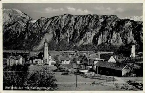 Ak Kiefersfelden Oberbayern, Teilansicht, Kaisergebirge