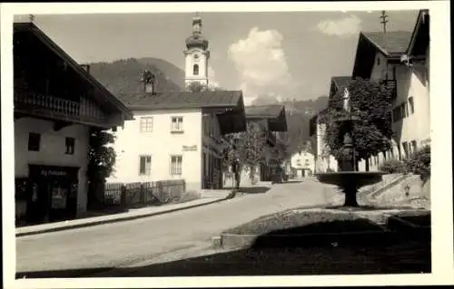 Ak Oberaudorf in Oberbayern, Dorfstraße