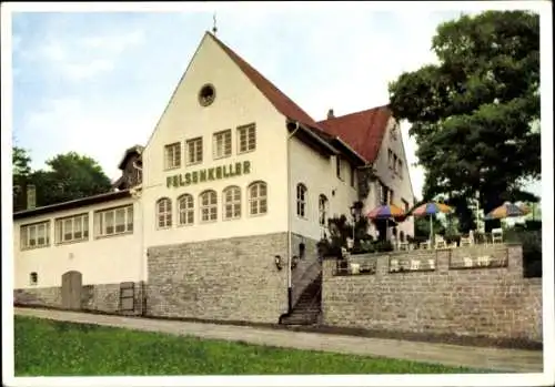 Ak Lauenau am Deister, Hotel, Brauerei, Gaststätte Felsenkeller