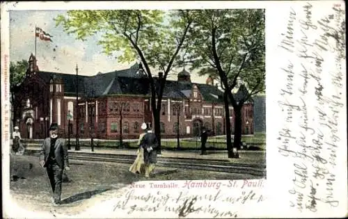 Ak Hamburg St Pauli, Neue Turnhalle