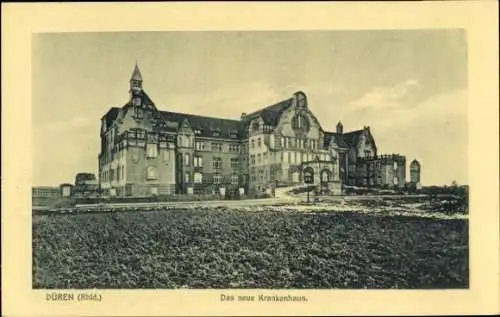 Ak Düren in Nordrhein Westfalen, Neues Krankenhaus
