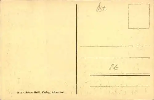 Ak Alt Aussee Altaussee Steiermark, Gesamtansicht, Trisselwand