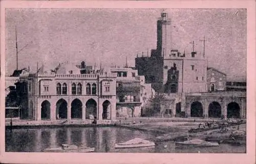 Ak Algier Alger Algerien, L'Amiralite, Teilansicht, Gebäude