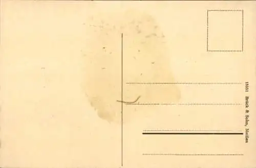 Ak Roitzschen Klipphausen in Sachsen, Erinnerung an die Fahnenweihe des Männergesangvereins 1913