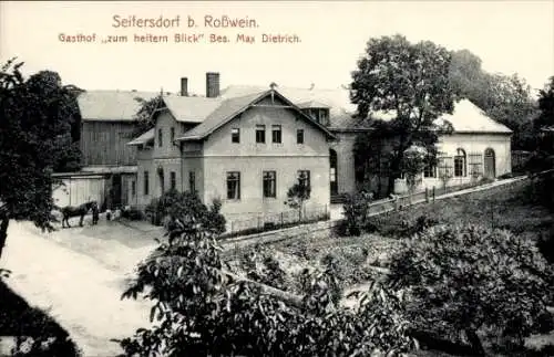 Ak Seifersdorf Hartha Mittelsachsen, Gasthof zum heiteren Blick