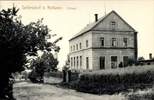 Ak Seifersdorf Roßwein Sachsen, Schule