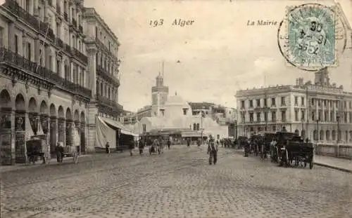 Ak Algier Algier Algerien, Das Rathaus