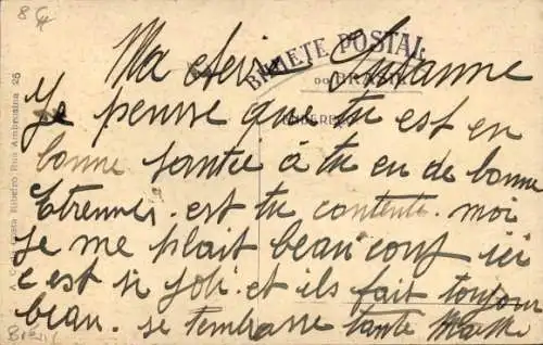 Ak Botafogo Rio de Janeiro Brasilien, Corcovado