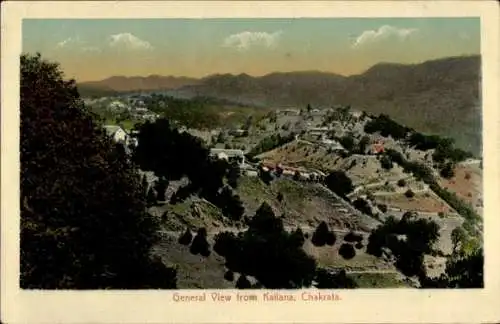 Ak Chakrata Indien, Gesamtansicht von Kailana